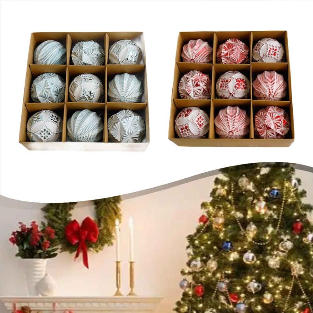 Antique Finish Tree Decorations 8cm Antique Christmas Decoration Elegant Holiday Decorations Festive Celebrations