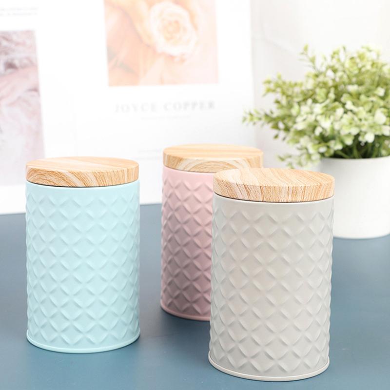 Wysokiej klasy metalowe pudełko z blachy o wyglądzie drewna 7,5x11,6 cm Solidne metalowe pudełko do przechowywania Domowy organizer