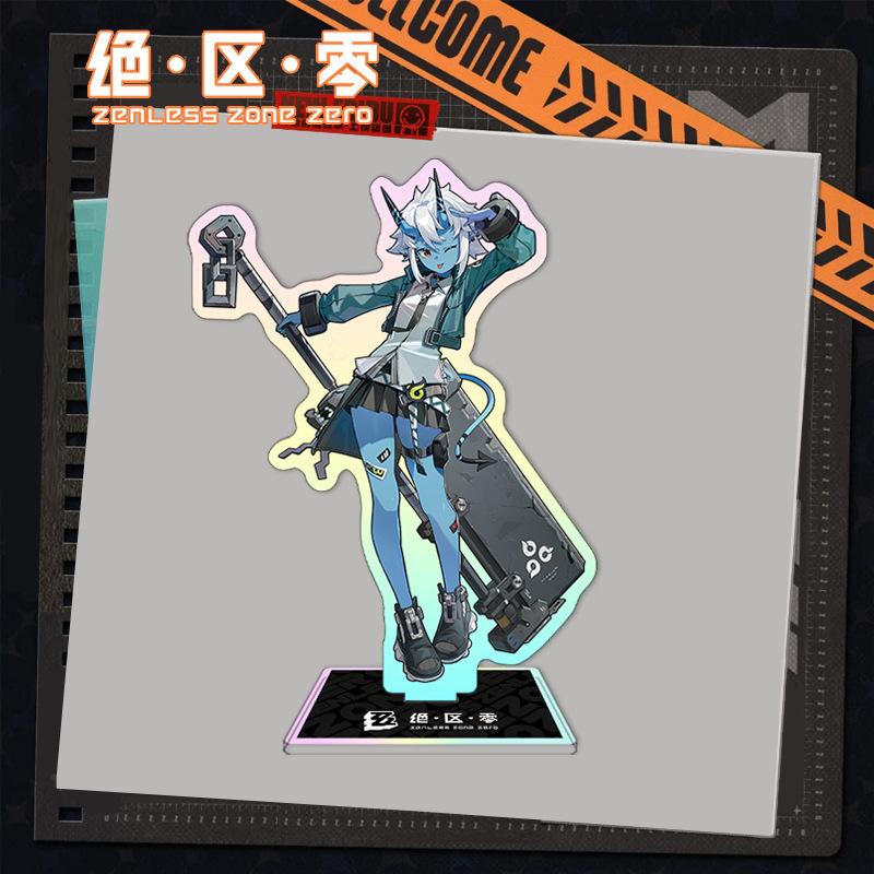 Zenless Zone Zero Nicole Demara Zhu Yuan Anime Acrylic Stand Sign Ellen Joe Ben Bigger Collect Desktop Decoration Keychain Gifts