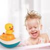 Small Yellow Duck Bathtub Toy Spray Water Water Toys Funny Baby Shower Set  Kids