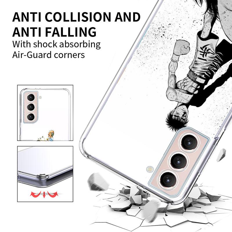 Boxen H-Hajime no Ippo Handyhülle Für Samsung A16 A26 A36 A56 A17 A15 A25 A35 A55 A14 A24 A34 A54 A04S A05S Galaxy Note 20 10 9