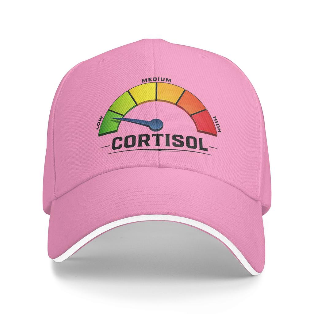 Low Cortisol Levels V Memes Baseball Cap  Fashion Trucker Hat Summer Women Men Running Hippie Snapback Cap