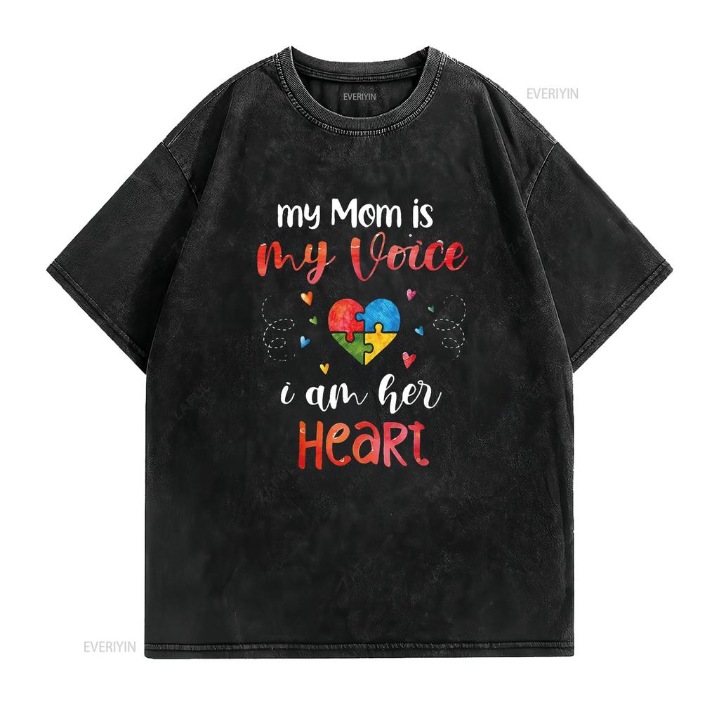 Autism s For Mom Autistic Asperger Syndrom Autist Asd T Shirt vintage Washed Casual graphic Slightly Breathable