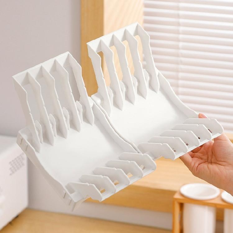 Kitchen Counter Dish Drainer Practical Dish Rack Plate and Bowl Holder for Optimal Kitchen Space Utilization