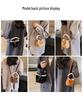 Y2K Retro Plush Crossbody Bucket Bag: Women's Mini Handbag with Frayed Edge, Versatile for Autumn and Winter