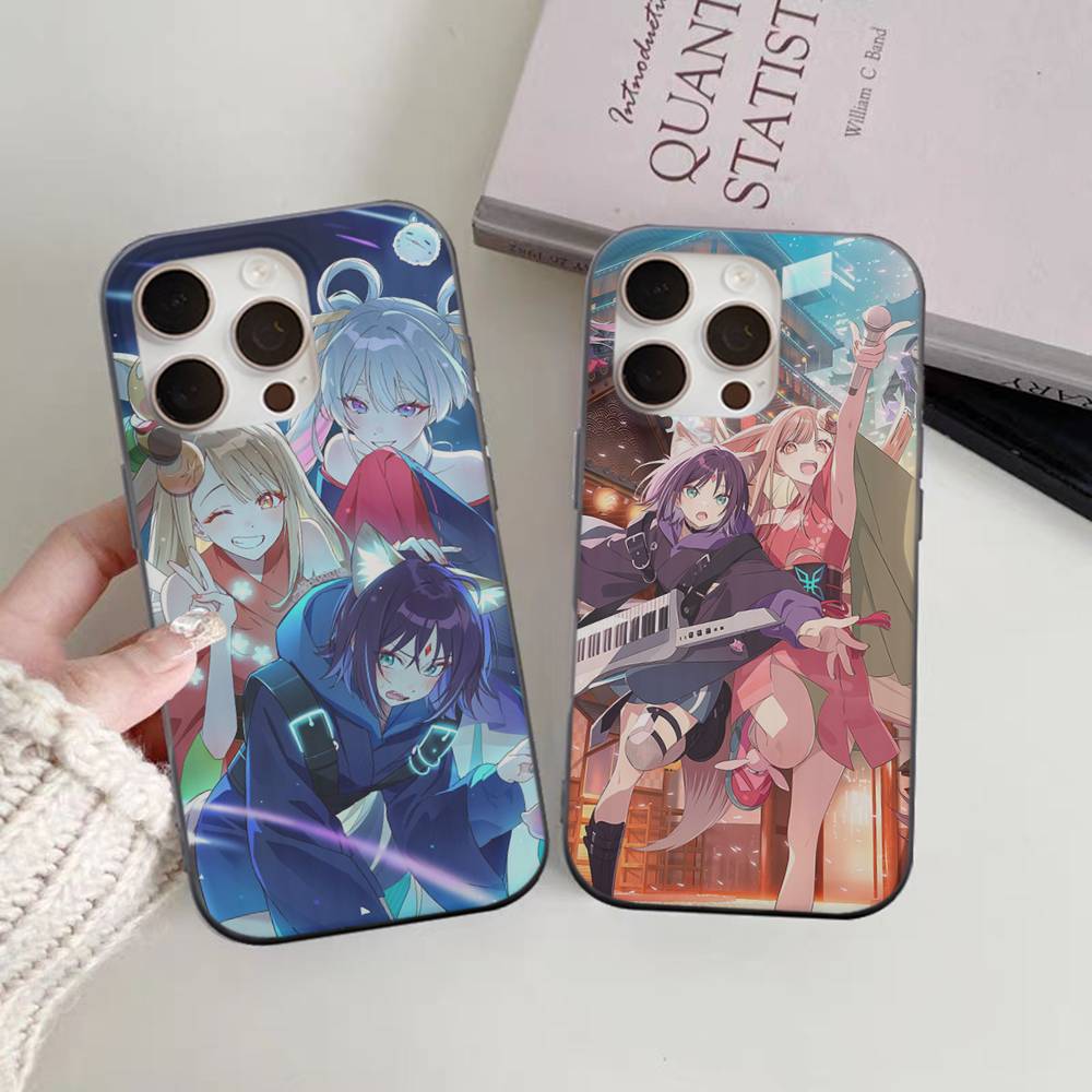 Classic Cosmic Princess Kaguya GL Anime For IPhone 17 16 15 Plus Pro Max 12 14 Plus 11 13 Wave Corrugated Stripe Funda Phone