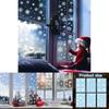 Christmas Snowflake Static Cling Window Decals For Holiday Decor Set Of Six Pvc