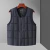 Men's Thickened Winter Vest - Warm Cotton Jacket for Elderly