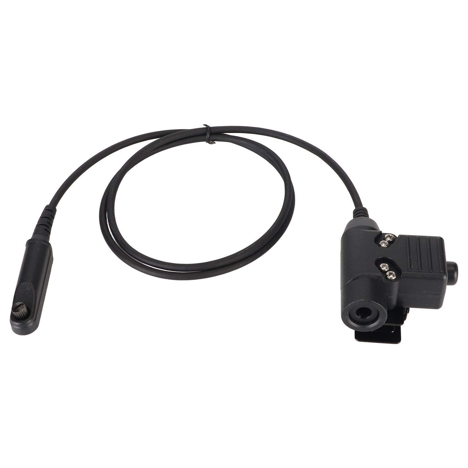 U94 PTT Adapterkábel 90 cm-es Rádióadó Fülhallgató Csatlakozókábel Alkalmas Baofeng UV9R UV 9R Plus UV XR BF A58-hoz
