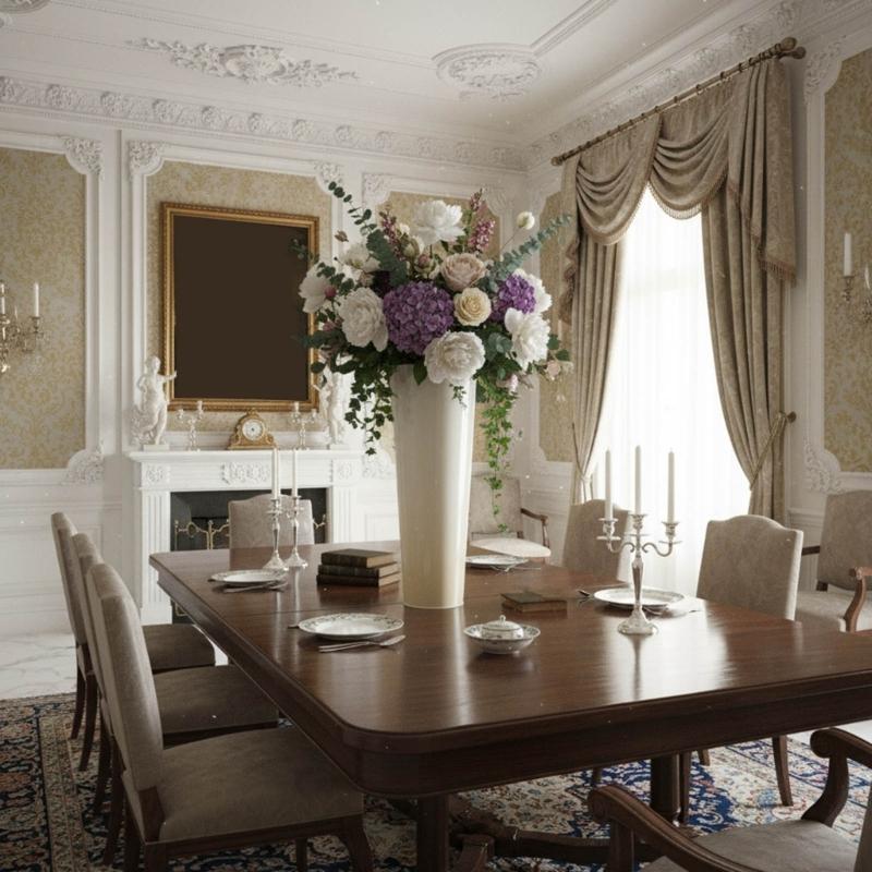 2Pcs Large Metal Vases Farmhouse French Flower Bucket Vases for Cut Flowers Wedding Table Centerpiece Home Decorations