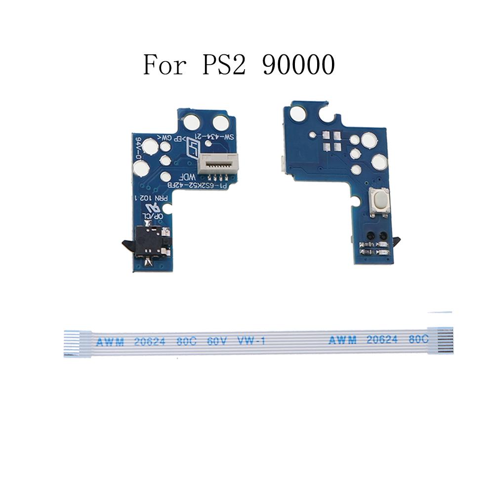 JCD 1Pcs Power Switch Board Line For PS2 70000/90000 Power On Off Board Reset Switch Board For PS2 Cable Model