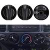 3Pcs Car Temperature Rotation Knobs Black For Toyota Tundra 2000 2001 2002 2003 2004 2005 2006 Air Conditioning Knob Accessories