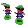 Solarbetriebenes Auto-Dekorations-Ornament, Halloween-Kürbis-Pirat Schwingende Figur, Stressabbau-Ornament Tanzende Schüttelkopfdashboard-Dekoration,