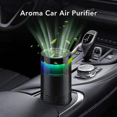 Car Air Purifier Rapid Purification Removing Formaldehyde Odors Inside Car Negative Ion Ambient Light Car Air Purifier
