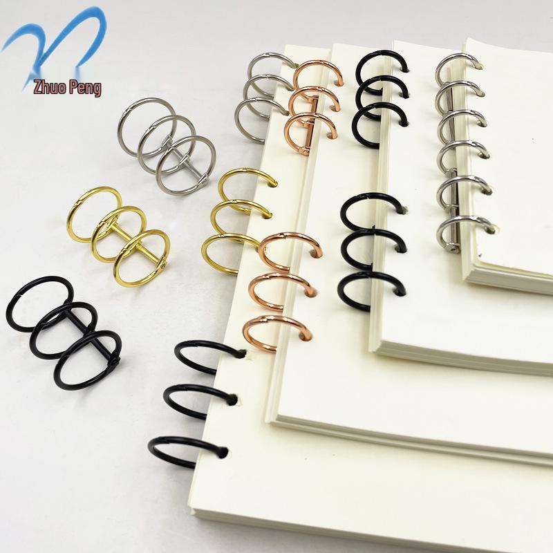 3-Ring Loose-Leaf Binder with 3-Hole Openings