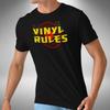 Vinyl Rules T-Shirt Classics House Dance Music Lover Record Small To 5XL
