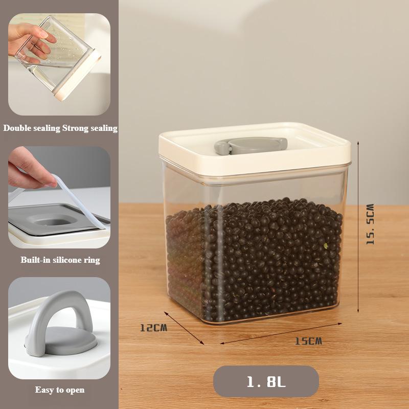 1PC Sealed Jars Grains and Cereals Storage Box Household Jars Storage Jars PET Transparent Bottles  Food Container Kitchen Items