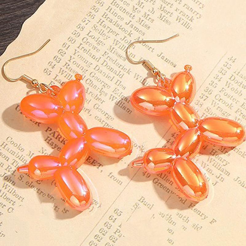 Neue Trendige Bunte Ballonhund Ohrringe für Damen Mädchen Tägliche Accessoires Party Kunst Ästhetik Schmuck Geschenk Mode Ohrhänger