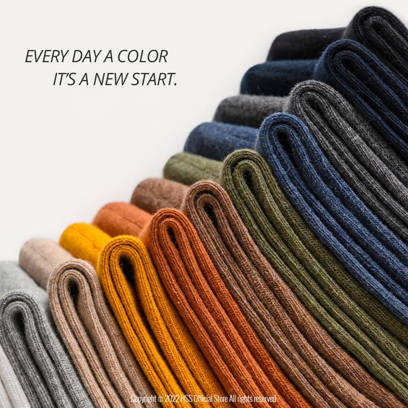 5/10 Paires Chaussettes 95% Coton Peigné Homme Business Robe Chaussettes Longues Douces Respirantes Printemps Été Chaussettes Colorées Pour Homme 5 Paires/Lot