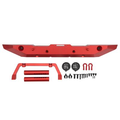 RC Front Bumper Aluminum Alloy Upgrade Parts Front Bumper Plate for Axial SCX6 1 6 Car