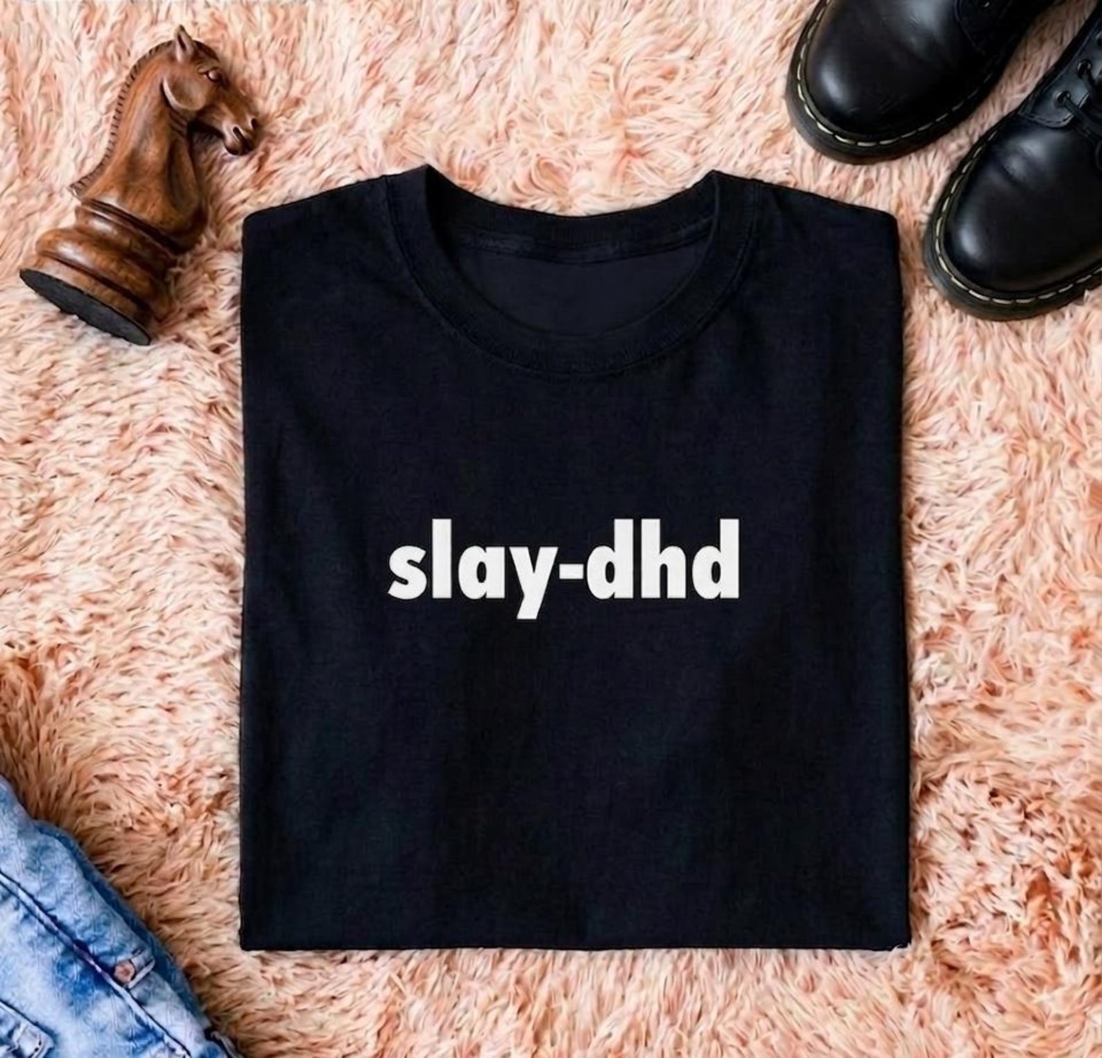 Slay-dhd T shirt | Funny ADHD Shirt S
