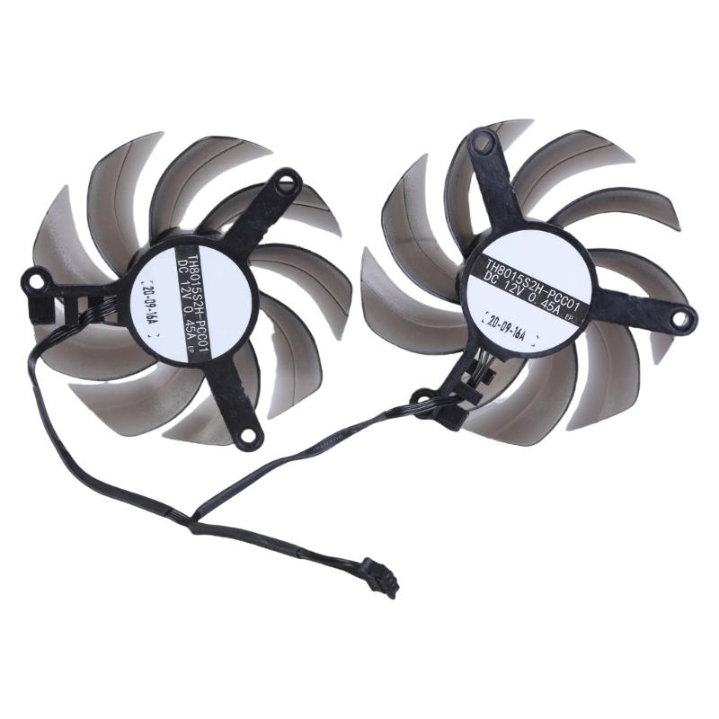 80mm 12V 4Pin Graphics Card Cooling Fan for RTX3060 Ti 3070 3070Ti 3080 3080Ti Coolers VGA Fan as Fan Replacement TH8015S2H-PCC01