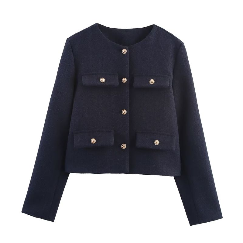 ZA Fall and Winter New Women's Wear ZR Fashion Style Fashion Flip Cover Short Suit Outwear 3046278 800