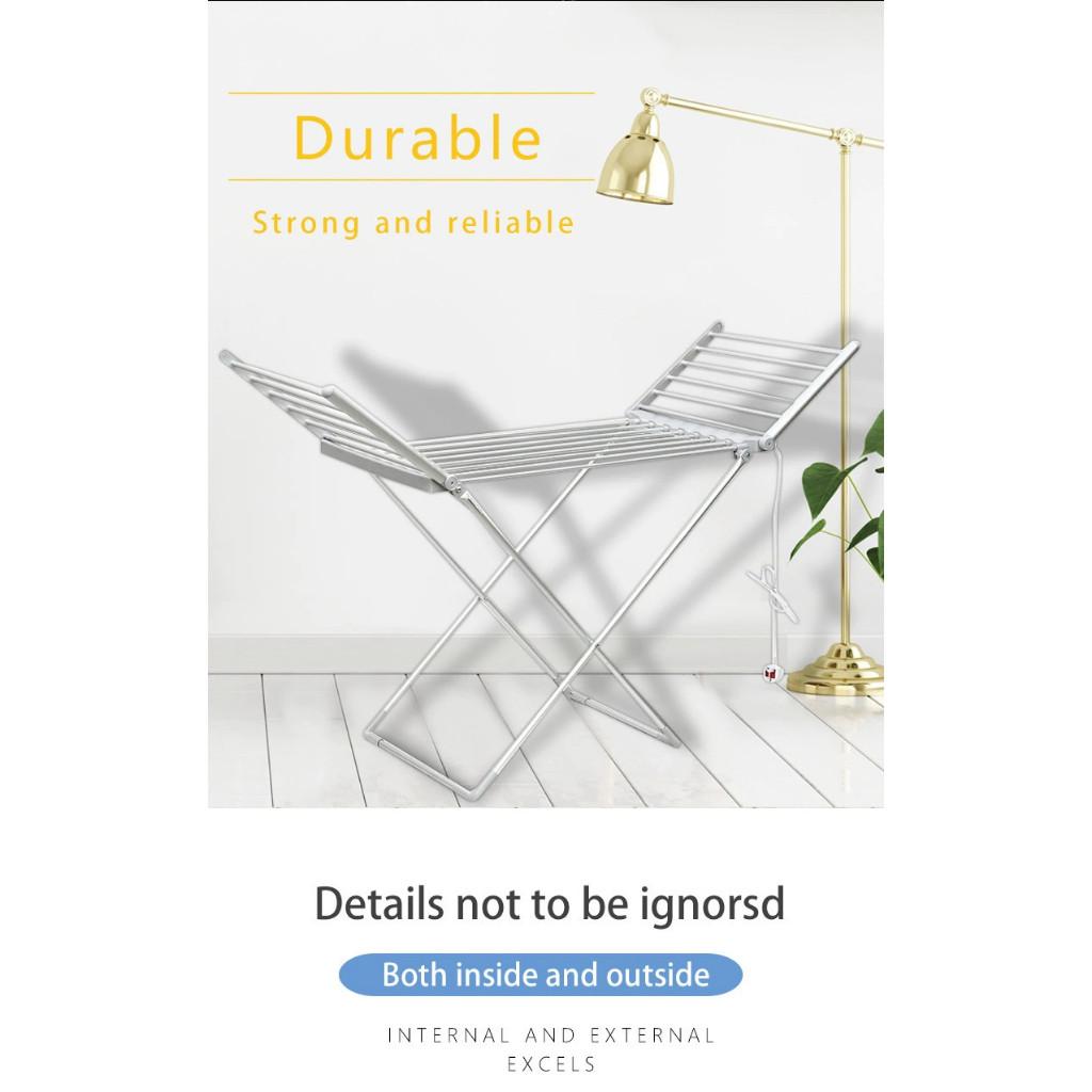 Smart Laundry Rack Indoor Foldable Clothes Heated Drying Rack Multifunctional Temperature And Time Controlled Laundry Hanger