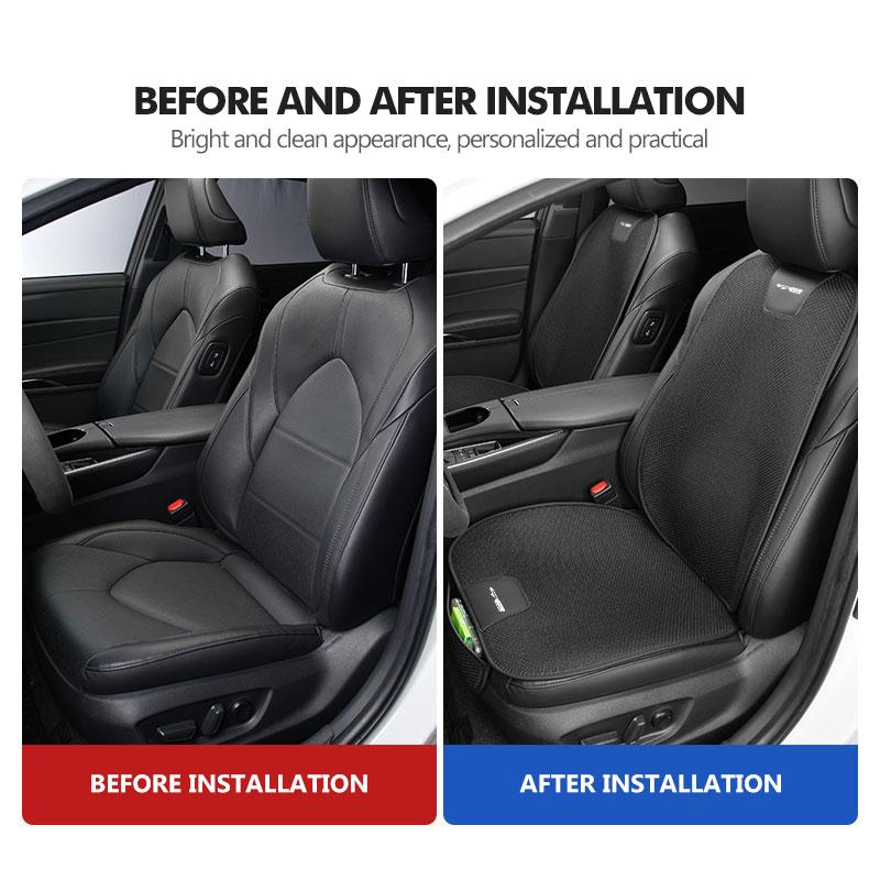 Car Ice Silk Seat Pad Breathable Mat Lumbar Support Mat Accessories For KIA Rio K5 K2 Sportage Ceed Sorento Picanto Stinger Soul QD2
