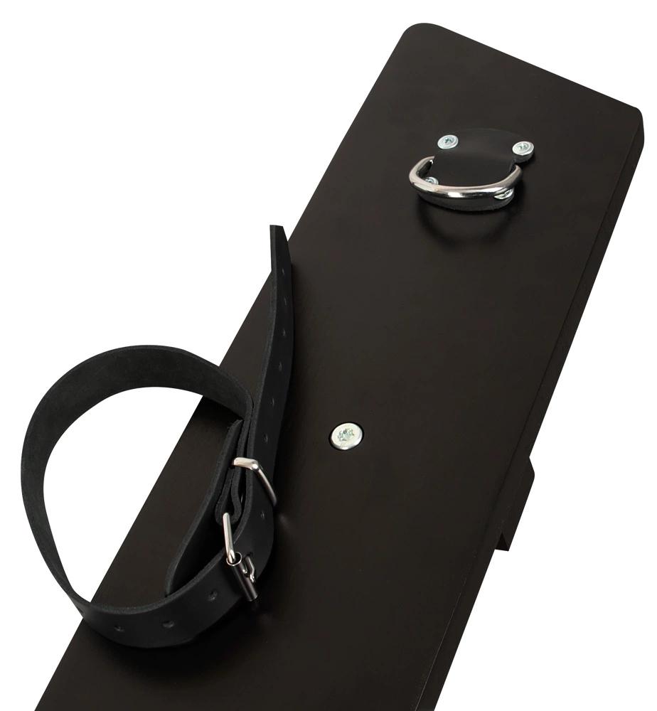 ZADO - Black St. Andrew's Cross for Bondage Play Wall