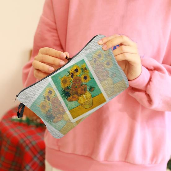 

Потрясающая косметичка на молнии Изысканная прочная 2