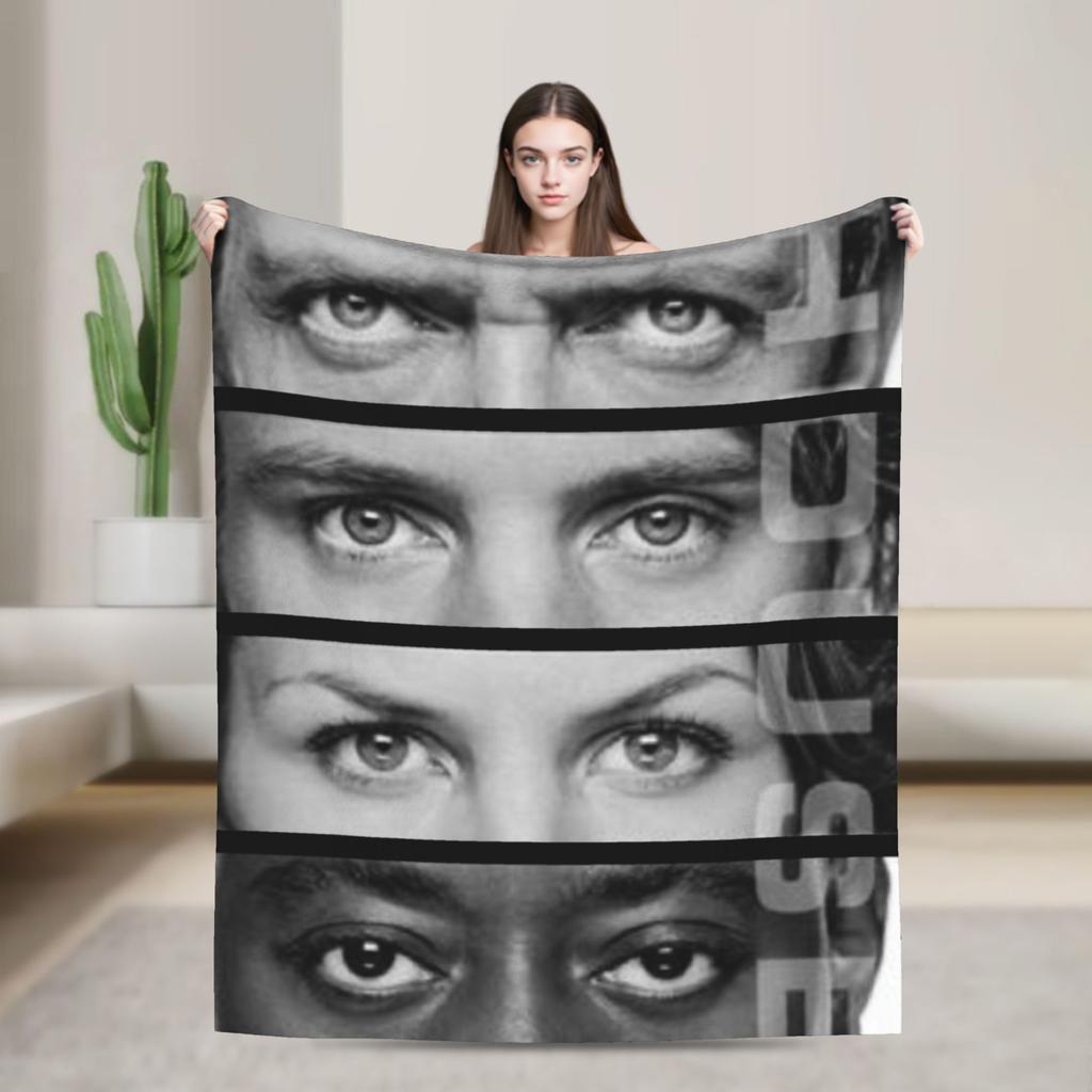 House MD Blanket Hugh Laurie Dr House Plush Vintage Warm Throw Blanket for Chair Covering Sofa Spring Autumn