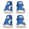 Dog Mesh Boots Soft Breathable Prevent Slip Hook and Loop Closure Puppy Shoes for Walking Climbing Blue