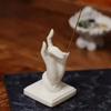 Zen Style Hand Shaped Incense Burner Plastic Finger Shaped Incense Stand Aromatherapy