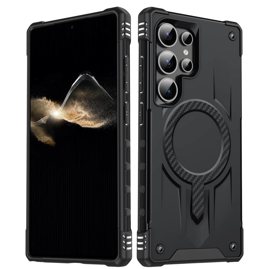 Pouzdro Samsung S25 Ultra Starship - Magnetické, Airbag na čtyřech rozích, Ochrana proti pádu