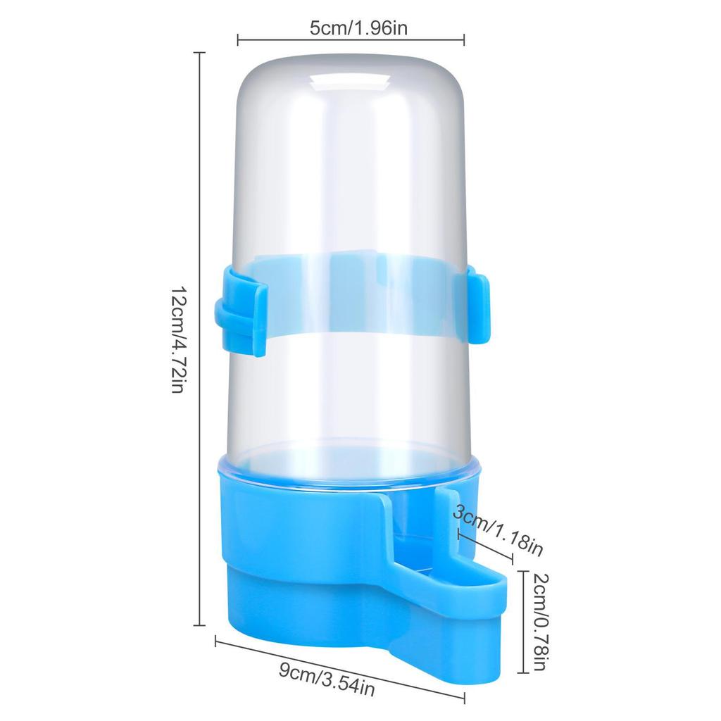Automatic Chicken and Bird Feeder with Waterer - Food Bowl and Trough for Parrots and Birds