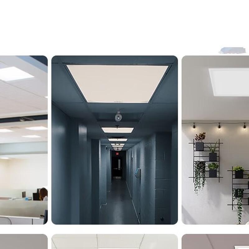 Integrated LED Motion Sensor Ceiling Panel Light