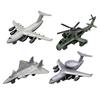 4x 1/60 Scale Pull Back Airplane Model Collectible Gifts Display Ornaments for
