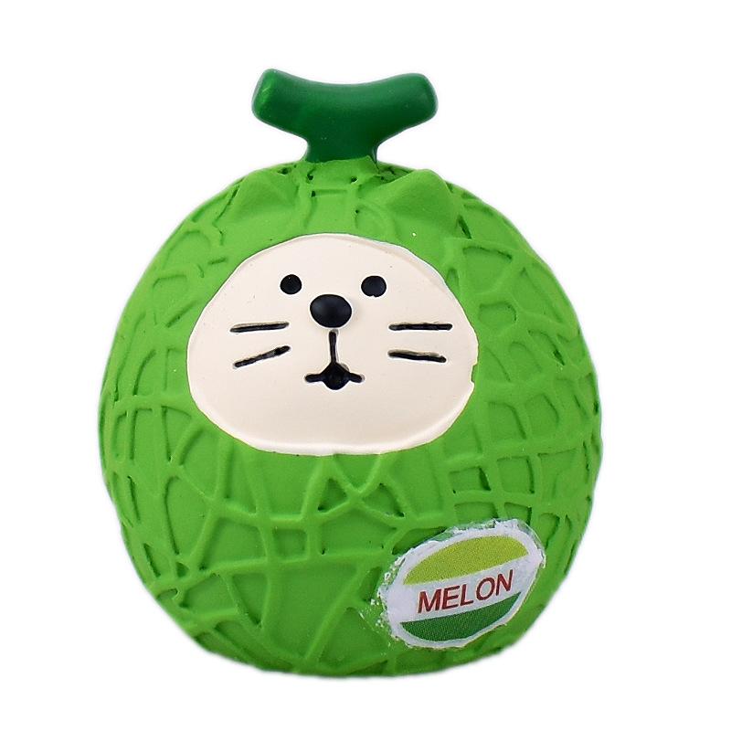 Zakka Japan Lemon Cat Japan Decoration Bookshelf Decoration Collectible Home Decor Resin Craft Japan Ornaments Scene Decoration