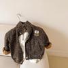 Chaqueta Casual Corta de Manga Larga de Primavera para Niños con Solapas Personalizadas