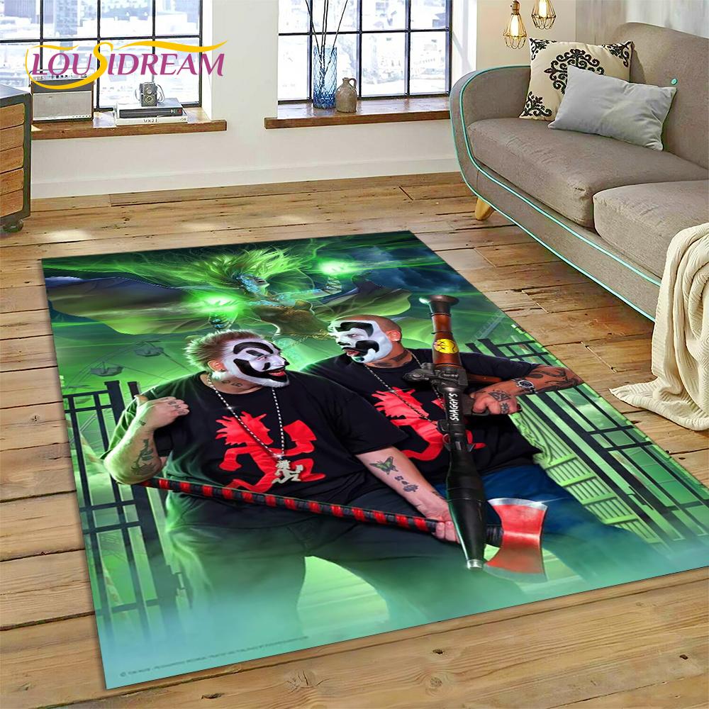 Insane Clown Posse Icp Juggalo Rap Metal Koberec Kobereček pro Ložnici Obývací Pokoj Domácí Dekorace Pohovky,Děti Velký Dekor Podlahová Rohož