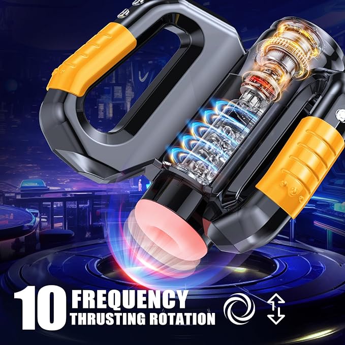 Automatic Male Masturbators Sex Toys for MenMale Stroker with 10 Thrusting & Rotating Modes Male Sex Toys with Live Voice Cell Phone