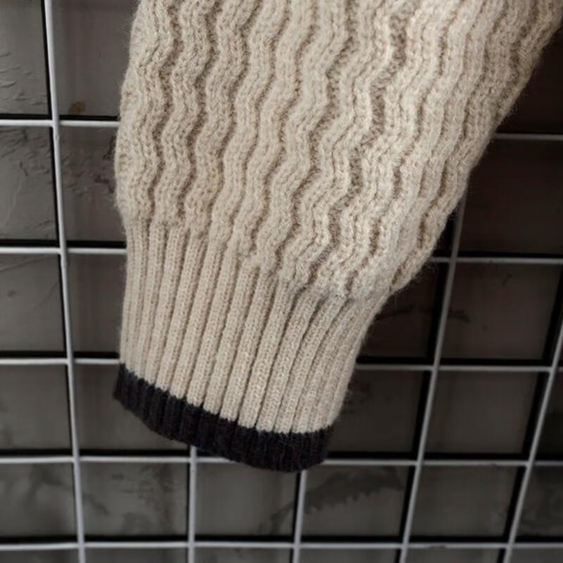 JEEP SPIRIT Men's Round Neck Pullover Sweater