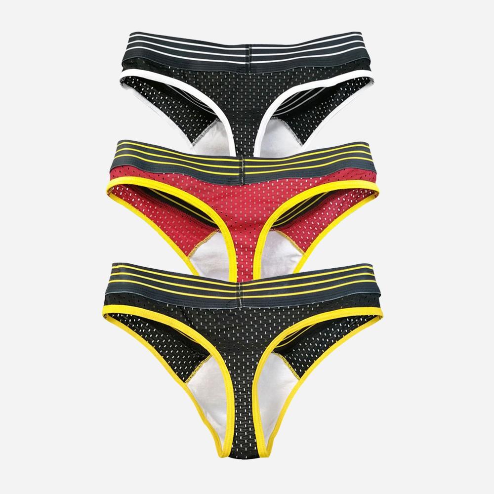 Breathable Men Underwear Comfy Fashion Low Rise Oil