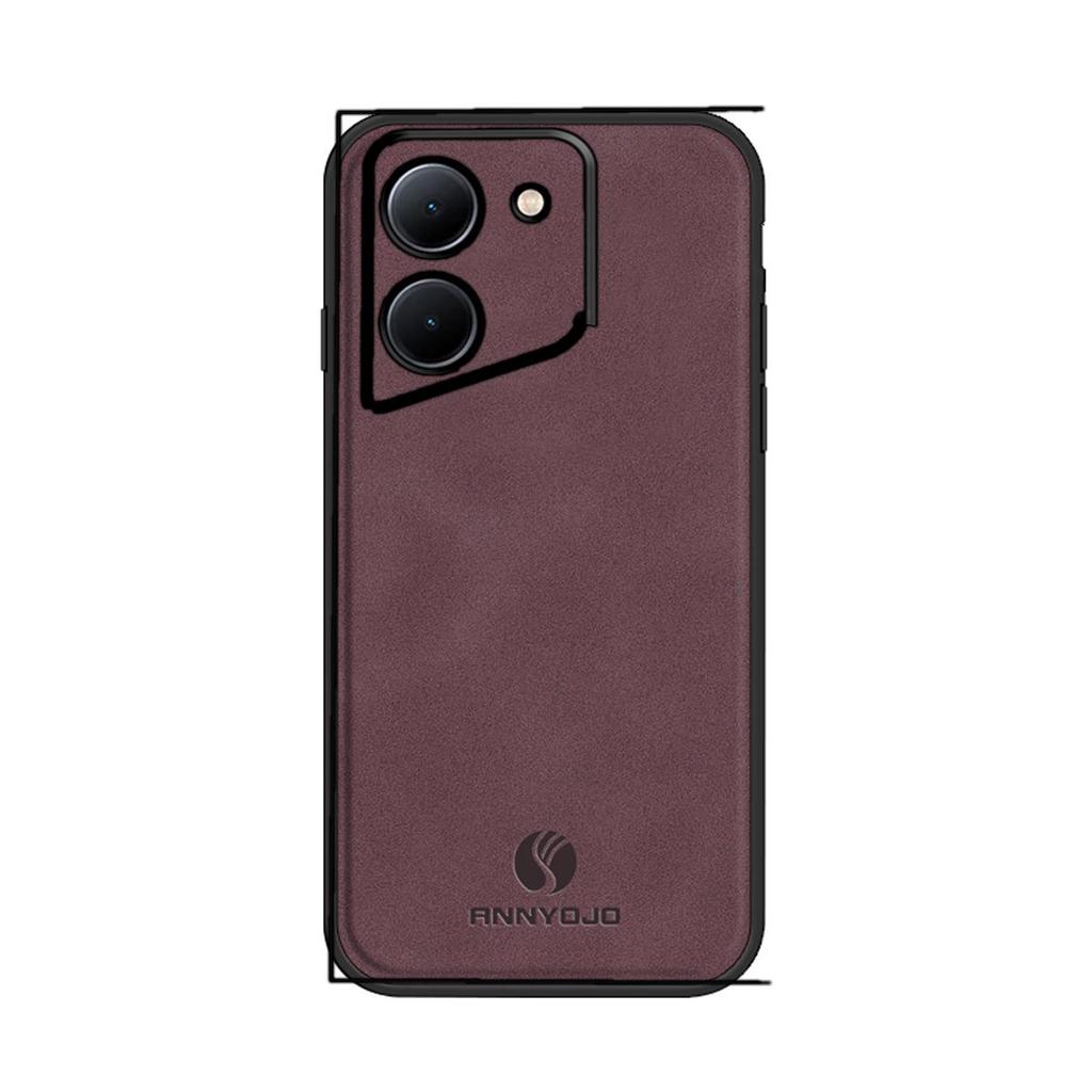 Premium Suede‑Like Leather Grain TPU Case for TECNO POVA 5 Pro 5G,5 4G Shockproof Soft TPU Cover