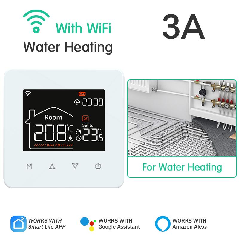 Smart WiFi Thermostat for Electric Floor Heating Water Gas Boiler Tuya Digital Temperature Controller Alexa Google Home Yandex