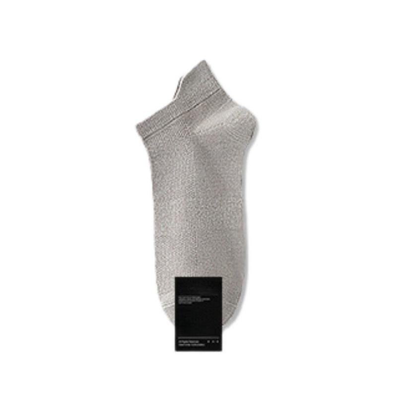 Men Spring and Summer Days Thin Deodorant Wicking Mesh Does Not Fall with Sports Ear Lifting Boat Socks