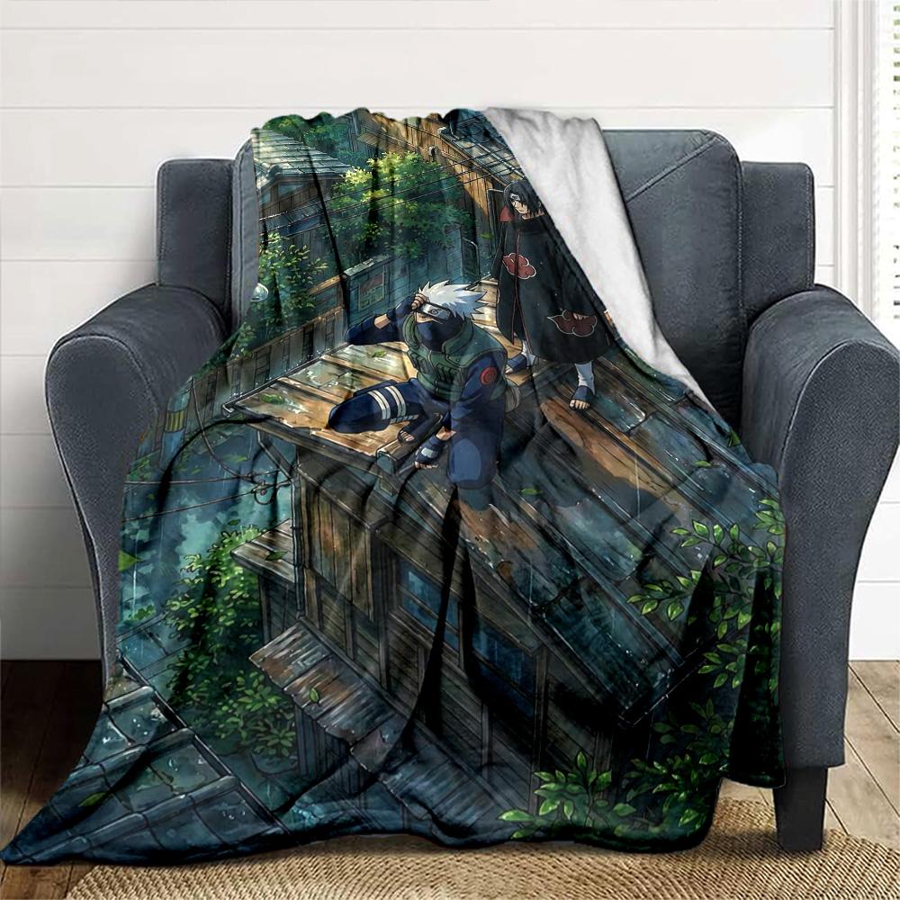 Naruto Blanket Durable Comfort Perfect for Office Office Chair Picnics Four Seasons Multipurpose Stylish Decor Ideal Gift For Birthday Valentine'S Day