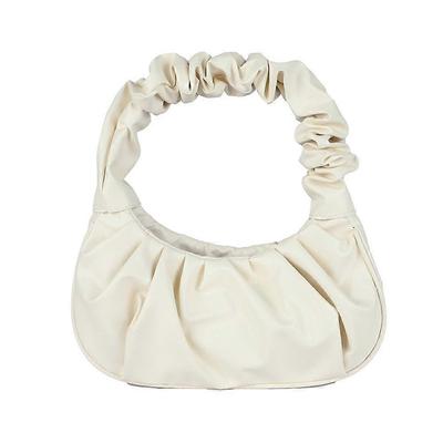 Fashion Pleated Handlebags For Women Pu Cloud Bags Leisure Shoulder Armpit Bag