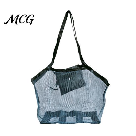 Faltbare Reisetasche Strand-Aufbewahrungstasche, Leichte Netz-Atmungsaktive Essentials Einfach zu tragende Tasche, für Outdoor-Partys Platzsparend